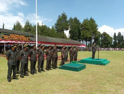 Danrindam 111, Dampingi Pangdam 111/Slw, Upacara Penutupan, Pelantikan Dikmata TNI AD