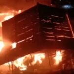 Rumah Loteng Hangus Terbakar, Diduga Korsleting Listrik Di kampung muara