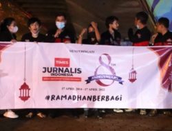 Hari Jadinya Yang Ke- 8, Media Times Jurnalis Indonesia Bagikan 150 Paket Nasi Bok Untuk Berbuka Puasa
