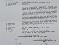 H.Nur Salam Laporkan Dugaan Penipuan dan Penggelapan Ke Polsek Kelapa Dua