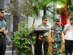 Silahturahmi Komandan Korem 061/SK Pimpin Apel Sinergitas Mengabdi Tingkat Kota Bogor