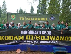 Peringati Hari Jadi Kodam III/Siliwangi KOREM 061/SK Gelar Lomba Fun Run