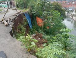 Diduga terkesan lamban,Longsor Di Balumbangjaya prioritas pembangunan 2022