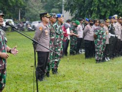 Sambut Kunjungan Perdana Menteri Australia Jajaran TNI KOREM 061/SK  Gelar Apel Pasukan Pengamanan