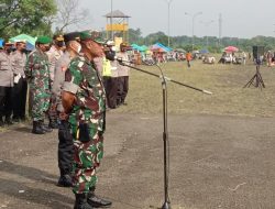 Kasdim 0621/Kab.Bogor Mayor Cba Ujang Rohmat Pimpin Gelar Apel Gabungan  PAM VVIP Kunjungan RI 1, Presiden Joko Widodo Ke Sicc Sentul