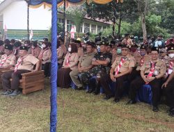 Danramil 0621-18/Cigudeg Kapten Inf Nandang Hadiri Jambore Kabupaten Bogor Wilayah 1