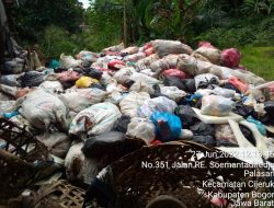 Diduga Berdalih Bank Sampah Berakhir Penumpukan Sampah Palasari Ngabret
