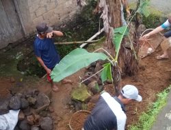 Warga Bangun Jalan Lingkungan Swakelola Pihak Desa Tanjungsari Tutup Mata