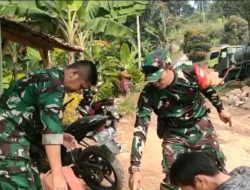 Kondisi Kemarau Dan Terjalnya Pusat Mata Air Tidak Menjadi Kendala Dansatgas Pada Proses Pengerjaan TMMD 114 Kodim 0608/Cianjur