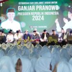Para Ulama Doakan Ganjar Pranowo Pada Istighosah Dan Sholawat Akbar Di Jawa Barat