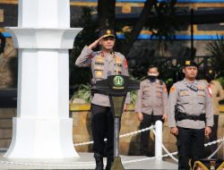 Sambut Hari Pramuka ke- 61 tahun 2022, Wakapolda Pimpin Apel Besar Saka Bhayangkara di Polda Metro Jaya