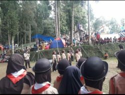 Antusias Siswa-siswi Pelajaran MI Nuruttaqwa Mengikuti Kegiatan Pramuka Di taman nasional