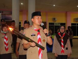 Kapolres Sintang Titipkan Pesan Kepada Tunas-Tunas Muda Saat Jadi Pembina UpacaraHari Pramuka Ke-61