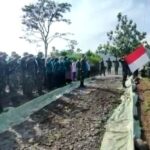 Satgas TMMD 114 Kodim 0608/Cianjur Peringati HUT RI Dilokasi TMMD