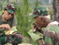 Kemanunggalan TNI Dengan Rakyat Semakin Erat Di Lokasi TMMD 114 Kodim 0608/Cianjur