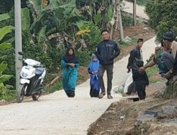 Warga Pasir Angin Cibadak Sumringah Program TMMD 114 Kodim 0608/Cianjur Rampung Di Laksanakan