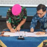 Yonif 10 Marinir Terima Bantuan Sosial Satu Unit Ambulance Dari PT. Bank BNI
