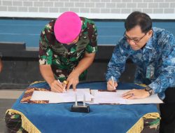 Yonif 10 Marinir Terima Bantuan Sosial Satu Unit Ambulance Dari PT. Bank BNI