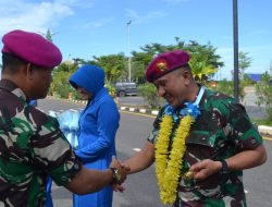 Acara Tradisi Pisah Sambut Komandan Batalyon Marinir Pertahanan Pangkalan IV Tanjungpinang