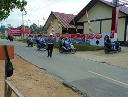 Minimalisir Kecelakaan Lalu Lintas, Polsek Mempawah Hulu Ploting Point