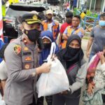 Polsek Lubuk Baja Laksanakan Pengamanan Baksos Terhadap Masyarakat Kurang Mampu, Dalam Rangka Hari Jadi HUT Polwan 74