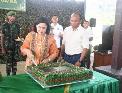 Pangdam Kasuari Beri Kejutan di HUT Ke 3 Yonif 761/KA, Kami Ini Orang Tuamu  Dalam Kondisi Apapun