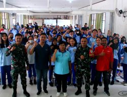 Binter Di Daerah Operasi, Yon Armed 5/105 Tarik/PG Sosialisasikan Kesehatan