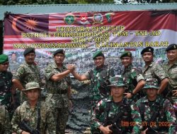 Danrem 121/Abw Tutup Patroli Terkoordinasi Seri 1 Tahun 2022 di Sarawak