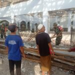 Danramil 1615-01/Selong Apresiasi Semangat Kebersamaan Dan Gotong Royong Rehab Masjid