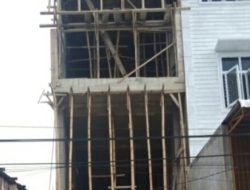 Bangunan Ruko Dua Lantai di-Jalan Metal Raya-Medan, Diduga Tidak Kantongi IMB