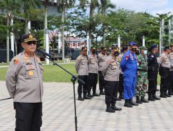 Kapolresta Pontianak Pimpin Langsung Apel Kesiapan Pengamanan Aksi Unjuk Rasa