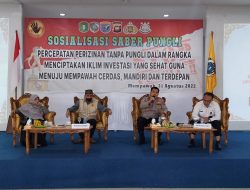 Berikan Sosialisasi di Kabupaten Mempawah Tim UPP Saber Pungli Provinsi Kalbar