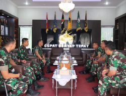 Yonif Raider 100/PS Menerima kunjungan kesiapsiagaan dari Pabandya 2/Siaga Spaban VI/Ops DN Sopsad