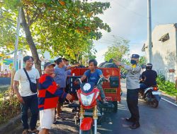 Bhabinkamtibmas Kelurahan Polsek Kuta Bersinergi Komponen Masyarakat Kegiatan Prokasih Bagian Program Unggulan Geber Resta