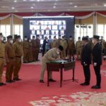 Gubernur Edy Rahmayadi Lantik 123 Pejabat Administrator dan Pengawas, Ilyas Sitorus Jadi Plt Kepala Dinas Kominfo Sumut