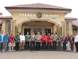 Kapolres Asahan Silahturahmi, Tatap Muka dengan Organisasi Kemahasiswaan yang Tergabung dalam Cipayung Plus