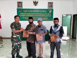 Danramil 01 Tambun Gelar Komunikasi Sosial dengan Komponen