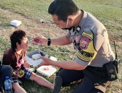 Polri Sahabat Anak, Bhabinkamtibmas Polsek Kembangan Bantu Anak Berkebutuhan Khusus