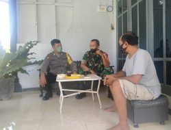 Pererat Hubungan Silaturahmi, Babinsa Koramil Tipe B 0808/20 Sananwetan Anjangsana Ke Rumah Warga Binaannya