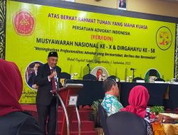 Dirgahayu Ke 58 & Munas Ke 10 Peradin, Firman Wijaya: Mendukung Kebijakan Pemerintah