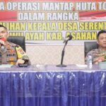 Kapolres Asahan Pimpin Pelaksanaan Kegiatan Latihan Pra Operasi Mantap Huta Toba 2022