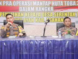 Kapolres Asahan Pimpin Pelaksanaan Kegiatan Latihan Pra Operasi Mantap Huta Toba 2022
