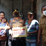 Bantu Warga Terdampak Kenaikan BBM Polresta Denpasar Gandeng Mahasiswa dan Bendesa Adat Bagikan Paket Sembako