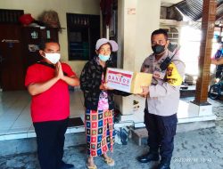 Berbagi Sembako Kepada Warga Kurang Mampu Polsek Kuta Wujudkan Program Unggulan Geber Resta