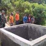 Dandim Boyolali Cek Pembuatan Bak Penampungan Pompa Hidram di Suroteleng