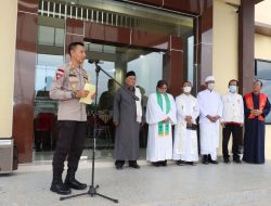 Kapolres Kubu Raya Bersama Lintas Agama Lakukan Doa Bersama di Gedung Baru Polres Kuburaya