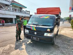 Cegah Mobilitas Kendaraan Pengangkut Hewan Ternak, Petugas Gabungan Gelar Penyekatan