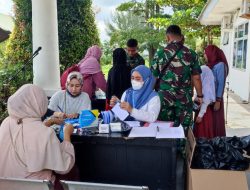 Danyonif 10 Marinir: Kegiatan Ini Adalah Wujud Syukur Dalam Menyambut HUT TNI AL Ke 77 Dan Meningkatkan Sinergitas Dengan Masyarakat