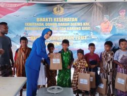 Peringati HUT TNI AL Secara Serentak Lanal Morotai Gelar Bhakti Kesehatan