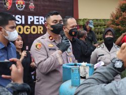 Pelaku Penyalahgunaan Bahan Bakar Gas (BBG) Bersubsidi Di Ungkap Polres Bogor